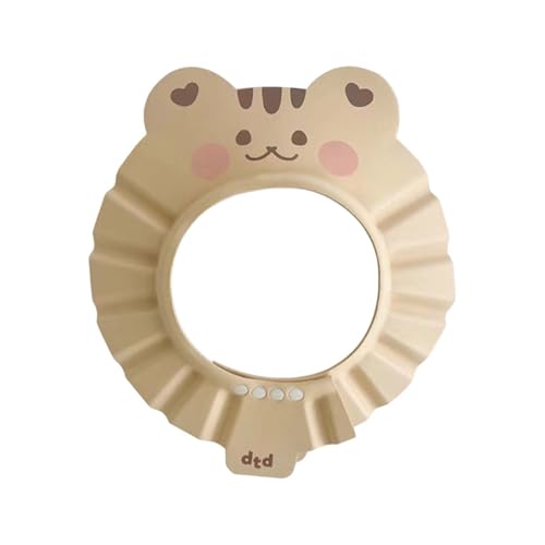 Baby-Badespielzeug für Kleinkinder, verstellbare, weiche TPE-Badekappe mit 4 Druckknöpfen, bequemes Wasserspiel für Kinder unter 7 Jahren Tne554 (Yellow, 30x30cm) von Generic