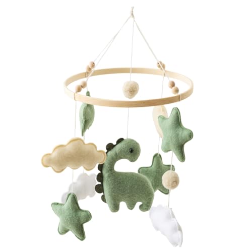 Baby Crib Mobile Tiere – Soother Baby Crib Mobile | Nursery Soft Crib Mobile | Dinosaur Cot Mobile | Atmungsaktives Nachttisch-Sauger für Mädchen Geburtstag Weihnachten von Generic