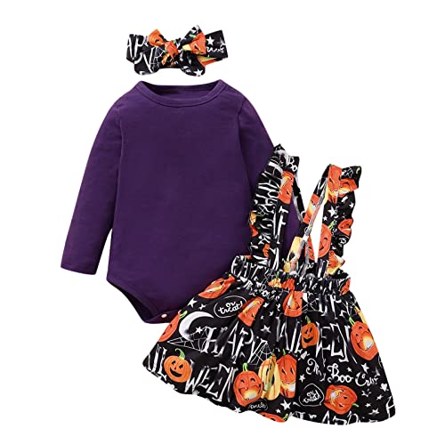 Baby Halloween KostüM Set Party Cosplay Girl Mein 1. Babykleidung Langarm Body Strampler Hose FaschingskostüM SäUgling FüR Babys Und MäDchen Jungen von Generic