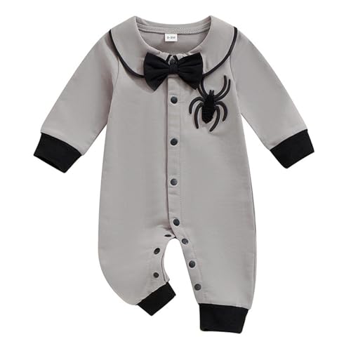Baby Halloween Kostüm Baby Mädchen Junge Langarm Strampler Süßes kostüm für Babys My First Halloweens Outfit Babies Halloweens Kostüms Babies Spinne Kostüms von Generic