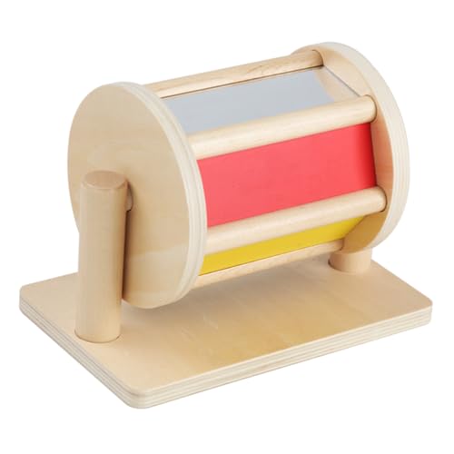 Baby Holzwalze, Rotierende Trommel Mit Regenbogen, Spielzeug Für Sensorische Entwicklung, 1 -jähriges Alkoholbabys Geschenk Von Babyspielzeug, 6 Bis 12 Monate, Nicontesor Spielzeug Für Baby Baby Holzwalze, Rotierende Trommel Mit Regenbogen, Spielzeug Für Sensorische Entwicklung, 1 -jähriges Alkoholbabys Geschenk Von Babyspielzeug, 6 Bis 12 Monate, Nicontesor Spielzeug Für Baby von Generic