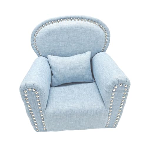 Baby Prop Stuhl Mini Posing Sofa Professionelles Kleines Sofa Dekoration Neugeborenen Mode Couch Neugeborenes Kleines Sofa, Blau von Generic