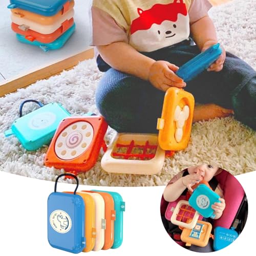 Baby-Spielzeug,Sensorische Spielzeuge,Motorik-Spielzeug, Montessori-Frühbildungs, Babyrassel, Babyspielzeug für Babys von 3-18 Monaten,Neugeborenes Junge Mädchen Kinder Geschenk (A) von Generic