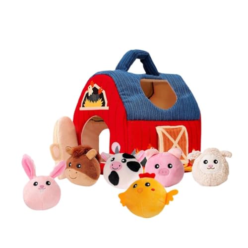 Baby Spielzeug 6-12 Monate,7-in-1Bauernhoftiere & Bauernhof Montessori Sensorisches Spielzeug mit Scheune,Rassel,Spiegel - Kinder Lernspiele & Motorikspielzeug als Ostergeschenk für 1 2 Jahre Baby Spielzeug 6-12 Monate,7-in-1Bauernhoftiere & Bauernhof Montessori Sensorisches Spielzeug mit Scheune,Rassel,Spiegel - Kinder Lernspiele & Motorikspielzeug als Ostergeschenk für 1 2 Jahre von Generic