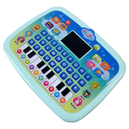 Baby Spielzeug Tablet - Kid Tablets Toy Point Leser | Alphabet Nummer Lernen Spielzeug Geburtstagsgeschenke für 1 2 3 4 Jahre alte Kinder Mädchen von Generic