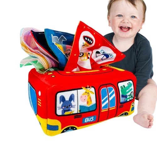 Baby Taschentuchbox – Weiches Montessoris Stoffspielzeug, Crinkle Tüchern Sensorisches | Lernspielzeug Für Babys Und Kleinkinder, Pädagogisches Früherziehungs-Spielzeug Für Motoriktraining Baby Taschentuchbox – Weiches Montessoris Stoffspielzeug, Crinkle Tüchern Sensorisches | Lernspielzeug Für Babys Und Kleinkinder, Pädagogisches Früherziehungs-Spielzeug Für Motoriktraining von Generic