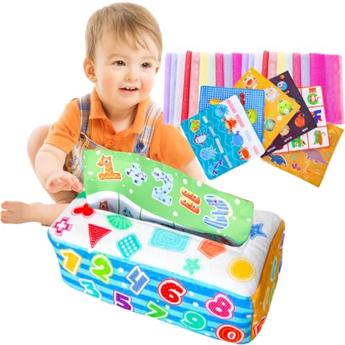 Baby-Tissue-Box-Spielzeug - -Spielzeug Für Babys Und Kleinkinder, Babyspielzeug, Lernspielzeug | 0-36 Monate, Entwicklungsspielzeug, Pädagogisches Manipulatives Vorschul-Le Baby-Tissue-Box-Spielzeug - -Spielzeug Für Babys Und Kleinkinder, Babyspielzeug, Lernspielzeug | 0-36 Monate, Entwicklungsspielzeug, Pädagogisches Manipulatives Vorschul-Le von Generic