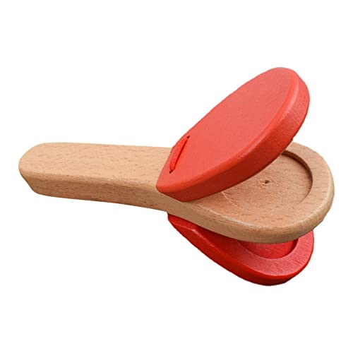 Baby Wooden Clapper - Children Percussion Handle Clapping Wooden Castanets Board, Children Wooden Castanet Clapper, Infant Handle Clapping Castanets Board Percussion Musical Instruments Toys Baby Wooden Clapper - Children Percussion Handle Clapping Wooden Castanets Board, Children Wooden Castanet Clapper, Infant Handle Clapping Castanets Board Percussion Musical Instruments Toys von Generic