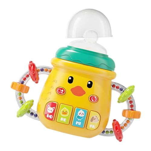 Babyflasche für Kinder, Babyflasche zum Füttern - Beruhigende Babyflasche mit Musik und Greiflassel | Fütterbecher für die Entwicklung von und Mädchen, zu Hause und unterwegs Babyflasche für Kinder, Babyflasche zum Füttern - Beruhigende Babyflasche mit Musik und Greiflassel | Fütterbecher für die Entwicklung von und Mädchen, zu Hause und unterwegs von Generic
