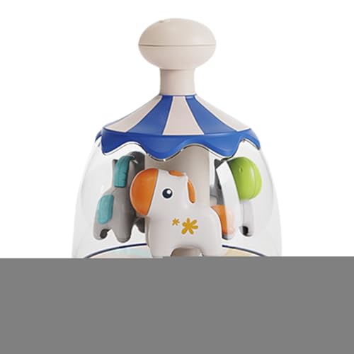 Babys Press Spin - Baby Sensorisches Saugspielzeug, Kleinkind Activity Game | Säuglings -Lernradspielzeug, Feinmotor -Fähigkeitstrainer, High -Stuhl -Unterhaltungsspielzeug, farbenfrohe S von Generic