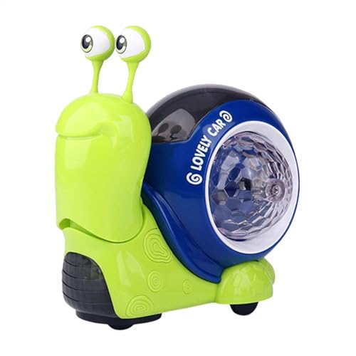 Babyspielzeug mit Schnecke – Interaktives frühes Lernspielzeug, musikalisches Projektionslichtspielzeug, drehbare Lichtprojektion mit Musik, J Babyspielzeug mit Schnecke – Interaktives frühes Lernspielzeug, musikalisches Projektionslichtspielzeug, drehbare Lichtprojektion mit Musik, J von Generic