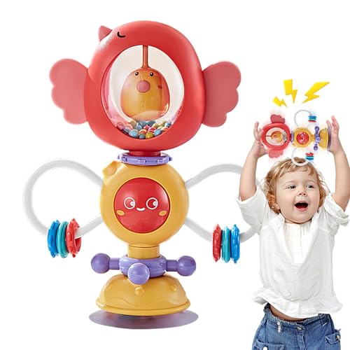 Babyspielzeug mit hohem Stuhl, rotierende Rassel mit Saugnapf für sensorische Entwicklung, interaktives Musikspielzeug, für Kleinkinder ab 6 Monaten, Geburtstags- und Weihnachtsgeschenk. Babyspielzeug mit hohem Stuhl, rotierende Rassel mit Saugnapf für sensorische Entwicklung, interaktives Musikspielzeug, für Kleinkinder ab 6 Monaten, Geburtstags- und Weihnachtsgeschenk. von Generic