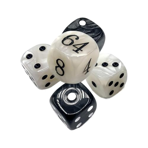 Backgammon Doubling Dice tragbarer Turnierwürfel, elegantes Hartwürfel-Set | durchscheinendes Zahlenspielwerkzeug, Mehrzweck-Score- -Block, bunte Spielausrüstung Backgammon Doubling Dice tragbarer Turnierwürfel, elegantes Hartwürfel-Set | durchscheinendes Zahlenspielwerkzeug, Mehrzweck-Score- -Block, bunte Spielausrüstung von Generic