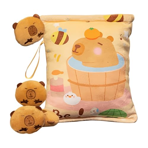 Backpack Plüsch Spielzeug für Kinder - Niedlicher Plüschplüsch-Rucksack, Capybara Rucksack | Niedliche Snack-Badewanne, Einkaufstasche für Damen, Cartoon-Tasche für ein Geschenk d Backpack Plüsch Spielzeug für Kinder - Niedlicher Plüschplüsch-Rucksack, Capybara Rucksack | Niedliche Snack-Badewanne, Einkaufstasche für Damen, Cartoon-Tasche für ein Geschenk d von Generic
