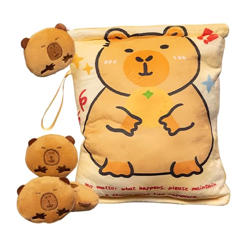 Backpack Plüsch Spielzeug für Kinder - Niedlicher Plüschplüsch-Rucksack, Capybara Rucksack | Niedliche Snack-Badewanne, Einkaufstasche für Damen, Cartoon-Tasche für ein Geschenk d Backpack Plüsch Spielzeug für Kinder - Niedlicher Plüschplüsch-Rucksack, Capybara Rucksack | Niedliche Snack-Badewanne, Einkaufstasche für Damen, Cartoon-Tasche für ein Geschenk d von Generic