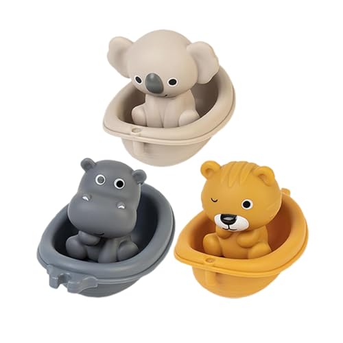 Badeboote für Kinder, stapelbar, 6 x Badespielzeug für Babys, umweltfreundliches Tierspielzeug für Babys, Wasser, , Dusche Badeboote für Kinder, stapelbar, 6 x Badespielzeug für Babys, umweltfreundliches Tierspielzeug für Babys, Wasser, , Dusche von Generic