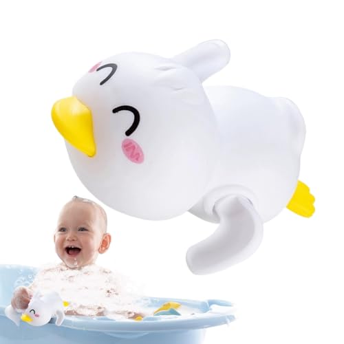 Badeenten, Badeente, niedliches bewegliches Badespielzeug zum Aufziehen, Badewannenspielzeug, Vorschul-Badewannenspielzeug, pädagogisches Wasserspielzeug für Babys, Schwimmspielzeug für Kleinkinder von Generic