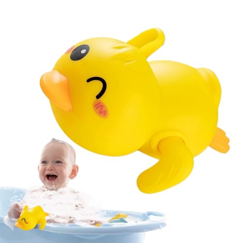 Badespielzeug Ente – niedliches schwimmendes Spielzeug Ente Seil Spielzeug Dusche Badewanne Vorschule | Lernspielzeug für Babys, Schwimmspielzeug für Kinder von Generic