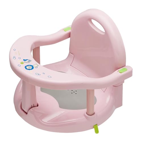 Badestuhl – Faltbarer Baby Badesitz, Anti Rutsch Basis | Geeignet Babys Ab 7 Monaten | Komfortabler Und Stabiler Badesitz Mit Armlehnen Sicherheitsverschluss, Perfekt Für Sicheres Baden von Generic