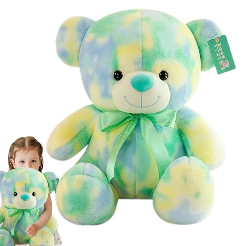 Bärenspielzeug - Ausgestopfter Bär | Weiches Kuschelspielzeug | Weiches Spielzeug Bunte Plüschbären | Buntes Spielzeug | Kuschelige Sitzende Tiere | Tiere Plüsch Mit Lustigem Ausdruck Für Studienraum, von Generic