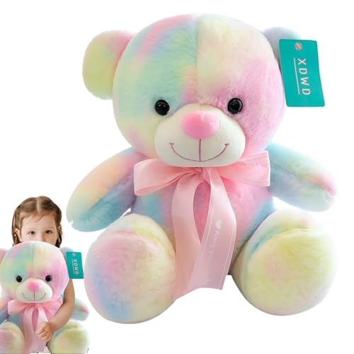 Bärenspielzeug - Ausgestopfter Bär | Weiches Kuschelspielzeug | Weiches Spielzeug Bunte Plüschbären | Buntes Spielzeug | Kuschelige Sitzende Tiere | Tiere Plüsch Mit Lustigem Ausdruck Für Studienraum, Bärenspielzeug - Ausgestopfter Bär | Weiches Kuschelspielzeug | Weiches Spielzeug Bunte Plüschbären | Buntes Spielzeug | Kuschelige Sitzende Tiere | Tiere Plüsch Mit Lustigem Ausdruck Für Studienraum, von Generic