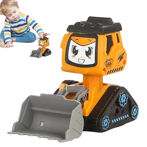 Bagger-Fahrzeug,Baubagger, Press and Go Engineering Truck, 3 bewegliche Gelenke, Spielzeug-LKW, Fahrzeug, Bagger Spielzeug für Kinder von Generic