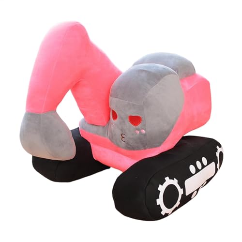 Bagger gefüllt Plüschspielzeug Bagger gefüllt – kleine Kuscheltiere | Plüschspielzeug mit Cartoons von 25,4 cm (10 Zoll), Rückenkissen aus Plüsch für Erwachsene, von Generic