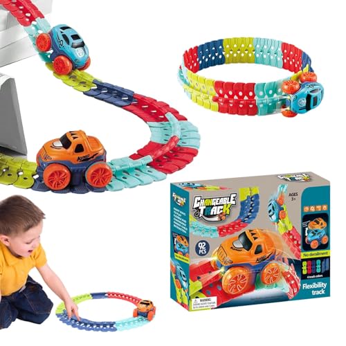 Bahnset für Kinder - Spielzeug für Elektro-Lkw für Kinder, Auto LKW Set | von Generic