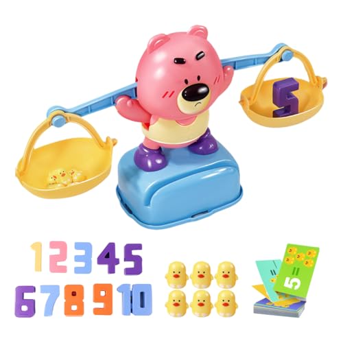 Balance Mathematics Game - Zählen Sie Bildungsspielzeug mit 12 Patitos, lustiges Design | Zahlen -Lernspielzeug für Kinder 3+, Balance, um zu Hause und im Klassenzimmer Subtrahieren hinzuzufügen von Generic