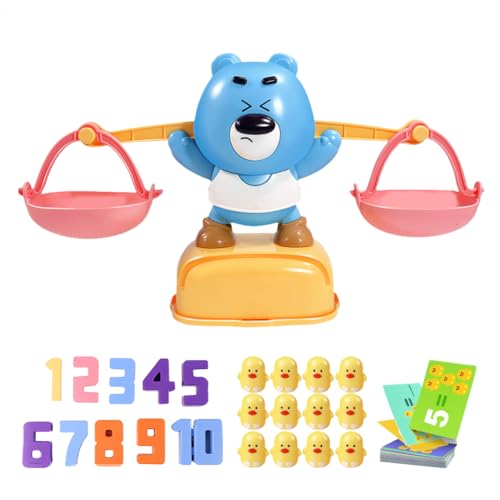 Balance Mathematics Game - Zählen Sie Bildungsspielzeug mit 12 Patitos, lustiges Design | Zahlen -Lernspielzeug für Kinder 3+, Balance, um zu Hause und im Klassenzimmer Subtrahieren hinzuzufügen von Generic
