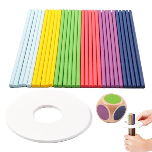 Balance-Stick-Set, Holzspielzeug für Kleinkinder, Auswuchtstock für Denktraining, Familientreffen, Spielzeug für Jungen und Mädchen, Lernwerkzeuge Balance-Stick-Set, Holzspielzeug für Kleinkinder, Auswuchtstock für Denktraining, Familientreffen, Spielzeug für Jungen und Mädchen, Lernwerkzeuge von Generic