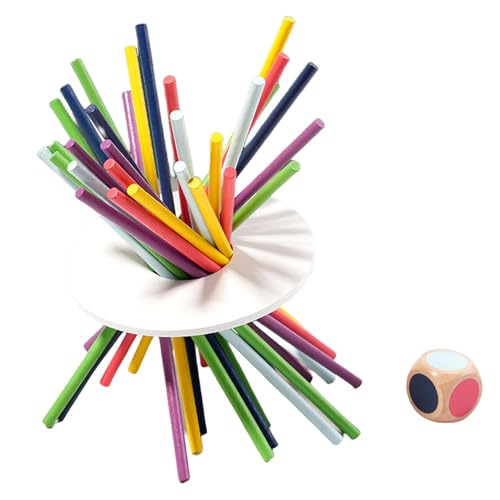 Balance-Stick-Spielzeug, Holzstab für die Hände, Set mit Balance-Stäben, Farberkennung, Farbkognition, Augen-Hand-Koordination, Reflexionstraining, Sticks Balance-Stick-Spielzeug, Holzstab für die Hände, Set mit Balance-Stäben, Farberkennung, Farbkognition, Augen-Hand-Koordination, Reflexionstraining, Sticks von Generic