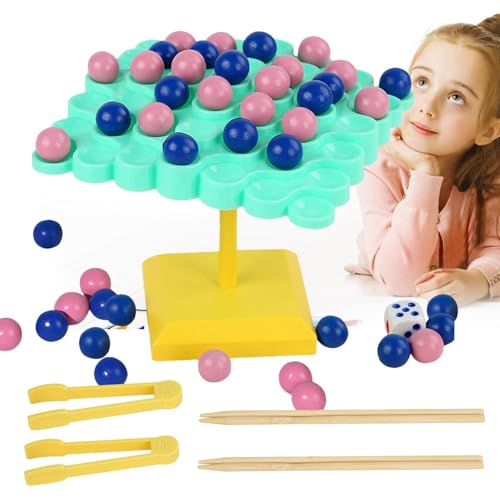 Balance Tree Game, Balance Tree Educational Toys | Buntes ausgewogenes Baumbrettspiel,Tragbares Feinmotorik -Lernspielzeug, lustiges sensorisches Spielzeug für Zuhause, von Generic