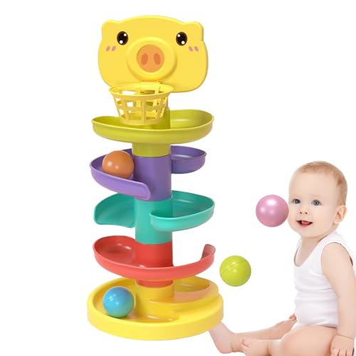 Ball Drop Tower - Kreatives Spielzeug Für Bildungsaktivitäten, Stapelbare Dauerhafte Ballrampe | Entzückendes Lernentwicklungsspielzeug, Interaktives Spielset, Frühkindliche Bildung, Motorische Fähigk Ball Drop Tower - Kreatives Spielzeug Für Bildungsaktivitäten, Stapelbare Dauerhafte Ballrampe | Entzückendes Lernentwicklungsspielzeug, Interaktives Spielset, Frühkindliche Bildung, Motorische Fähigk von Generic