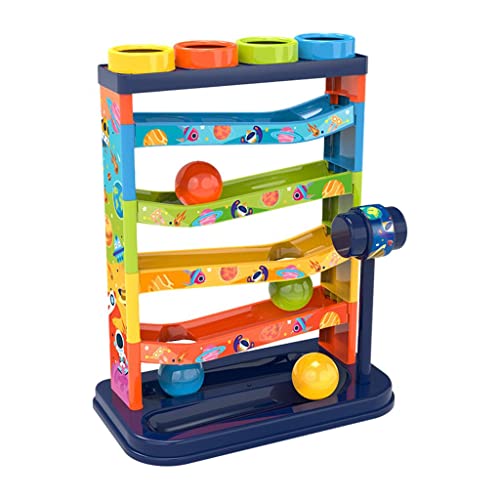 Ball Ramp Racer mit 4 Minibällen, Lernspielzeug für Ball Ramp Racer mit 4 Minibällen, Lernspielzeug für von Generic