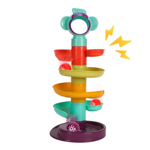 Ball Tower - Stapel, Baby | Rolling Drop Toy, farbenfrohes sensorisches Spiel für Kleinkind -Lernen, Wachstum von motorischen Fähigkeiten, Entwicklungsspaß für Vorschule, Zuhause, Kindergarten, Innens Ball Tower - Stapel, Baby | Rolling Drop Toy, farbenfrohes sensorisches Spiel für Kleinkind -Lernen, Wachstum von motorischen Fähigkeiten, Entwicklungsspaß für Vorschule, Zuhause, Kindergarten, Innens von Generic