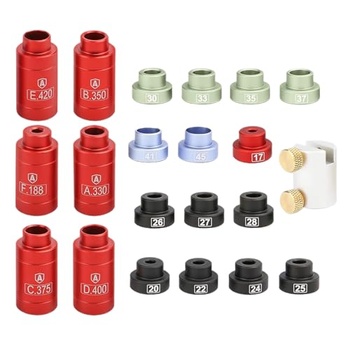 Ball Vergleichskit, Kopfball-Vergleichsset – Bullet Refill-Ausrüstung, Kopfraum-Vergleichsset mit 14 Einsätzen und 6 Ringen Ball Vergleichskit, Kopfball-Vergleichsset – Bullet Refill-Ausrüstung, Kopfraum-Vergleichsset mit 14 Einsätzen und 6 Ringen von Generic
