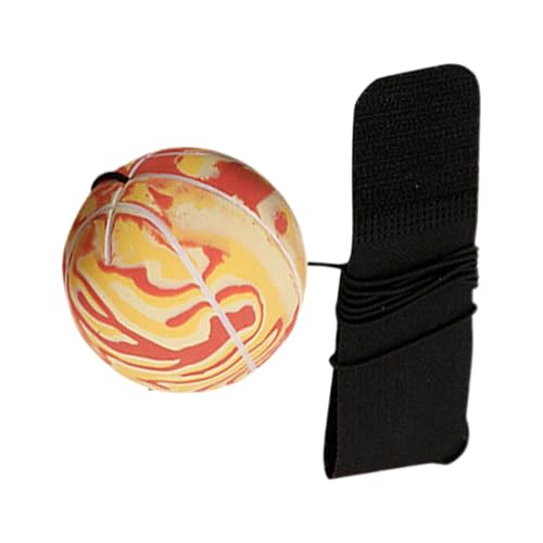 Ball auf Schnur, Ball – Rücklaufball aus Gummi, 2,36 Zoll | Reaktionsübungsspielzeug, Armbandspielzeug mit elastischem Seil für Übung oder Spielen Ball auf Schnur, Ball – Rücklaufball aus Gummi, 2,36 Zoll | Reaktionsübungsspielzeug, Armbandspielzeug mit elastischem Seil für Übung oder Spielen von Generic