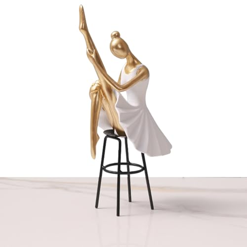 Ballerina Skulptur, Ballettschreibtisch Ornament, Ballerina Girl Art Skulptur, Mädchen Figuren Balletttänzer Statue, Elegante -, Harzmädchenkunstskulptur Figurenschalter Für Dekorati Ballerina Skulptur, Ballettschreibtisch Ornament, Ballerina Girl Art Skulptur, Mädchen Figuren Balletttänzer Statue, Elegante -, Harzmädchenkunstskulptur Figurenschalter Für Dekorati von Generic