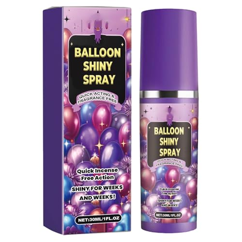 Ballon Shine Spray - Ballon Gloss Spray | Luftballons Shiner | Schnelltrocknende Glühballer-S-She | Latexballon High Shine Sprühflasche Für Ereignisse | Leuchtet Ballonsprays Für Den Außengebrauch, Ho Ballon Shine Spray - Ballon Gloss Spray | Luftballons Shiner | Schnelltrocknende Glühballer-S-She | Latexballon High Shine Sprühflasche Für Ereignisse | Leuchtet Ballonsprays Für Den Außengebrauch, Ho von Generic