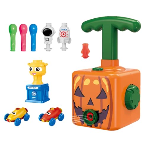 Ballon-Start-Spielzeugset | Ballon-Spielzeug-Auto-Spielzeug, benutzerfreundliches Lernspielzeug, Kürbisstartturm | Ballonbetriebenes STEM-Set, mit polierter Ecke, Aktiv von Generic