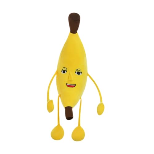 Banana Plüschspielzeug niedliche Plüschpuppensofa Ornamente begleiten die Zimmerdekoration Stoff Bananenkissen Umarmung Spielzeug für Weihnachten, 50cm Banana Plüschspielzeug niedliche Plüschpuppensofa Ornamente begleiten die Zimmerdekoration Stoff Bananenkissen Umarmung Spielzeug für Weihnachten, 50cm von Generic