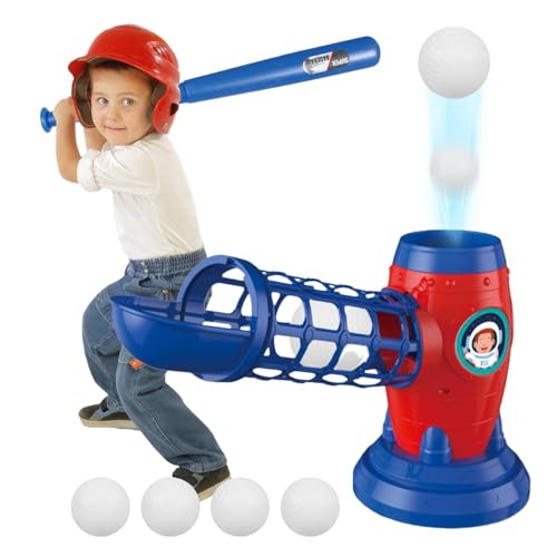 Baseball-Startmaschinen, Baseballschläger | -Set für Kinder - Baseball- und Tenniswurfmaschine, -Spiele, Baseball Spielzeug für und Ragaz von Generic