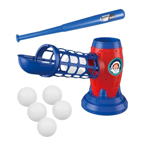 Baseball-Werfer – Automatischer Spielzeug-Zerstäuber mit Plastikkugeln, einstellbarer Ausbeutungswinkel, robuster Bass | Ideal für Kinder im Alter von 3 bis 8, Outdoor-Sporttraining, Gartentraining Baseball-Werfer – Automatischer Spielzeug-Zerstäuber mit Plastikkugeln, einstellbarer Ausbeutungswinkel, robuster Bass | Ideal für Kinder im Alter von 3 bis 8, Outdoor-Sporttraining, Gartentraining von Generic