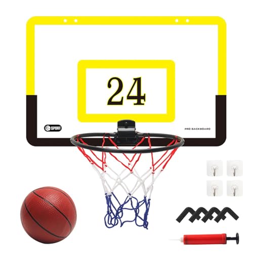 Basketball Hoop for Door - Over The Door Basketball Hoop | No Punch Basketball PVC Ball Board Wall Mounted, Basketball Hoop for Indoor Games Basketball Hoop for Door - Over The Door Basketball Hoop | No Punch Basketball PVC Ball Board Wall Mounted, Basketball Hoop for Indoor Games von Generic