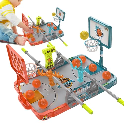 Basketballspiel für Kinder, Schreibtisch-Basketballspiel | Tisch-Basketballspiel mit Fingerspitze für Kinder, Brettspiele mit Timer-Funktion für die Schule, von Generic