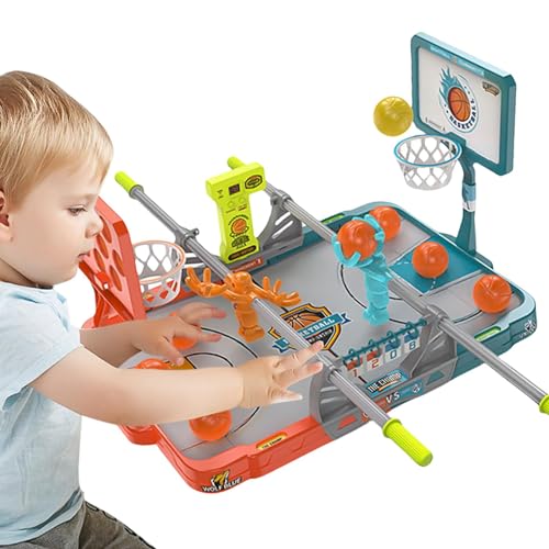 Basketballtisch-Set für Kinder, Schreibtisch-Basketball-Set | Basketball-Spielzeug für Kinder – Brettspiele mit Timer-Funktion für Schule, Zuhause, Basketballtisch-Set für Kinder, Schreibtisch-Basketball-Set | Basketball-Spielzeug für Kinder – Brettspiele mit Timer-Funktion für Schule, Zuhause, von Generic