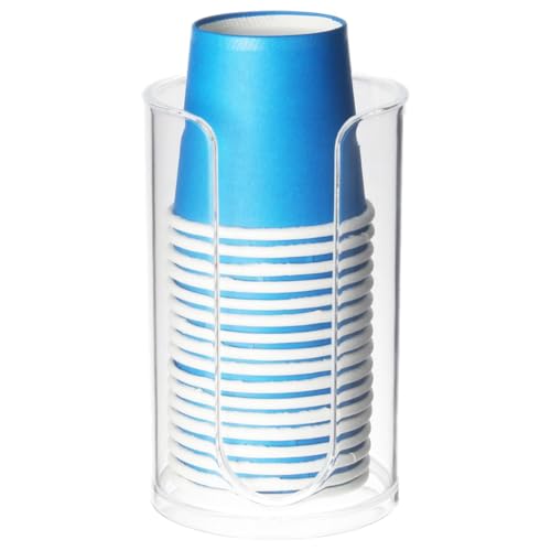 Bath Cups Dispenser - Portobicchiers Für Mundwasser, Portabicchieri Mit Automatischer Traktionentfernung Für Supermarkt | Badezimmer Oder Mit Diesem Spender Für Zylinderbecher, Hotels Bath Cups Dispenser - Portobicchiers Für Mundwasser, Portabicchieri Mit Automatischer Traktionentfernung Für Supermarkt | Badezimmer Oder Mit Diesem Spender Für Zylinderbecher, Hotels von Generic