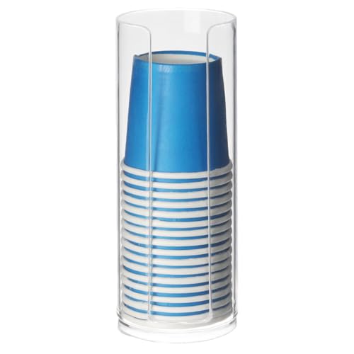 Bath Cups Dispenser - Portobicchiers Für Mundwasser, Portabicchieri Mit Automatischer Traktionentfernung Für Supermarkt | Badezimmer Oder Mit Diesem Spender Für Zylinderbecher, Hotels Bath Cups Dispenser - Portobicchiers Für Mundwasser, Portabicchieri Mit Automatischer Traktionentfernung Für Supermarkt | Badezimmer Oder Mit Diesem Spender Für Zylinderbecher, Hotels von Generic