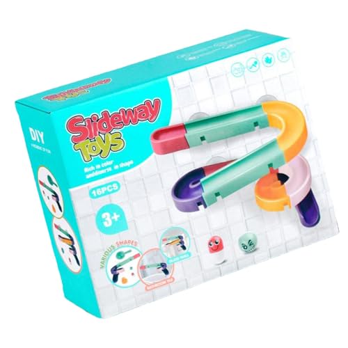 Bath Rail Toys – Wasserrutschen-Baubahn für Kinder | Wandbadewannen-Rutschspielzeug, lustiges pädagogisches interaktives Duschspielzeug für Spaß zu Hause Bath Rail Toys – Wasserrutschen-Baubahn für Kinder | Wandbadewannen-Rutschspielzeug, lustiges pädagogisches interaktives Duschspielzeug für Spaß zu Hause von Generic